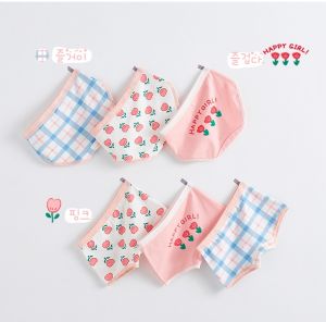 Combo 3 quần lót bé gái chip đùi cho bé gái đáy kháng khuẩn 9-50kg