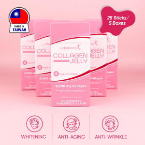 LivBalance Collagen Jelly (25 Sachets): Age-Defying Beauty with 4 Types of Collagen & Hyaluronic Acid