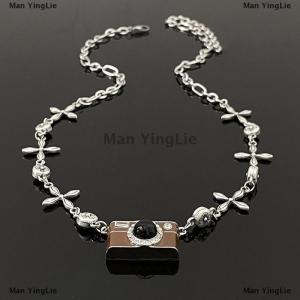 [COD] Man YingLie Trendy Novelty Cool Camera Pendant Necklace For Women Girls Niche Hip-Hop Simple Personalized Versatile Sweater Chain Gifts