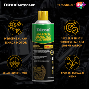 [Sulsel-Sulbar] Diton Carb & Injector Cleaner (Pembersih Karburator & Injektor Motor) Kemasan 500 ml