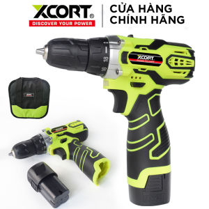 Máy khoan cầm tay máy khoan mini chính hãng 12v XCORT 2 PIN Kèm phụ kiện