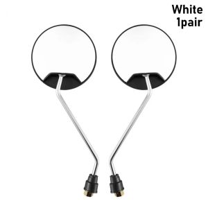 INNEWIN 1Pair Sợi 8mm Gương Chiếu Hậu Xe đạp điện Phổ thông Trang bị thêm lồi Gương chiếu hậu  Đầy màu sắc Gương phản quang Dành cho yadei lovemai