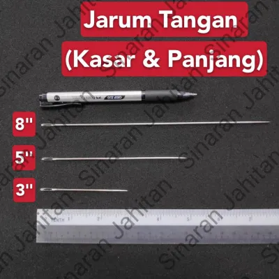 Royal Needle Jarum Tangan Kasar Dan Panjang 3inches 5inches 8inches