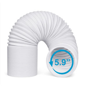 SG-Stock Portable Air Conditioner Hose Exhaust Vent For 130mm/150mm Diameter 1.5m/2m/3m Window Seal Duct Extension Pipe Telescopic Flexible
