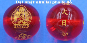 Vòng chuỗi đeo tay đá tím 8 ly và 10 ly charm Phật bản mệnh Bất động minh vương pha lê đỏ