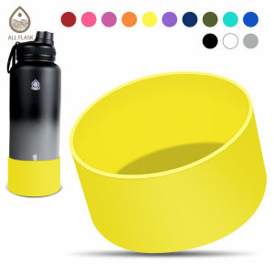 ALLFLASK Aquaflask Silicone Boot 14/18/22oz Protective Silicone Boot for Aqua Flask Silicon Boot Fits for Wide Mouth Water Bottles BPA Free Silicone Anti-Slip Bottom Aquaflask Rubber Cover