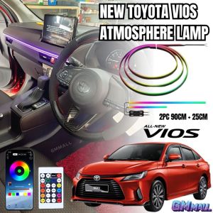 TOYOTA VIOS USB Car Dashboard RGB Led Lining Strip Atmosphere Ambient light lamp Lampu Kereta AC100