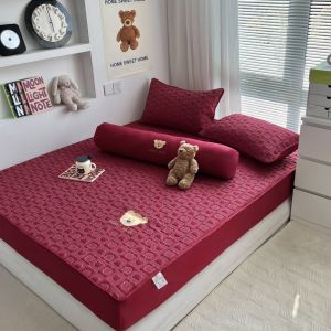 Bộ ga gối lụa chần bông cao cấp