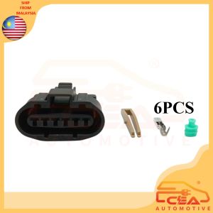 6 PIN 1PCS PROTON WIRA SATRIA PERDANA MMC SOHC WAJA DISTRIBUTOR THROTTLE POSITION BODY SOCKET