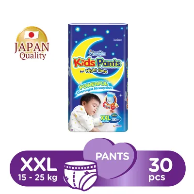 Mamypoko Kids Pants Premium Baby Diapers [BOY] XXL30 (1 Pack) (15 - 25kg)