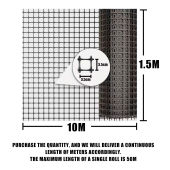 Chicken Net Plastic Fence Mesh 10M/25M/50M- Durable & Flexible Garden Fence for Poultry Breeding & Balcony Protection