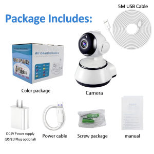 V380 Pro CCTV Camera Portable Waterproof HD 1080P IP Camera WIFI connect to phone Wireless Security Camera Rotatable 360° Two-way Audio Baby Monitor Night Vision Motion Detection Wireless Smart Wifi Camera Indoor and Outdoor V380 pro Mini Camera