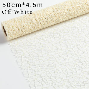 Flower Wrapping Gauze Mesh Fabric Wrapping Paper Mothers Day Valentines Day Bouquet Decorative Elegant Jacquard Fabric