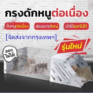 A55 กรงดักหนู ดักต่อเนื่อง กรงดักหนูขนาดใหญ่ อัตโนมัติ กับดักหนู ที่ดักหนู ที่จับหนู แบบหนูไม่ต้องเจ็บตัว รุ่นใหม่HongKong60