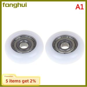 fanghui 2/5/10pcs sliding shower roller wheel plastic door replacement roller wheel