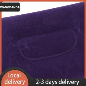 [COD] WANGDANDA Ship within 24 hours Inflatable Air Pillow Bed Sleeping Camping Pillow PVC Nylon Neck Pillow