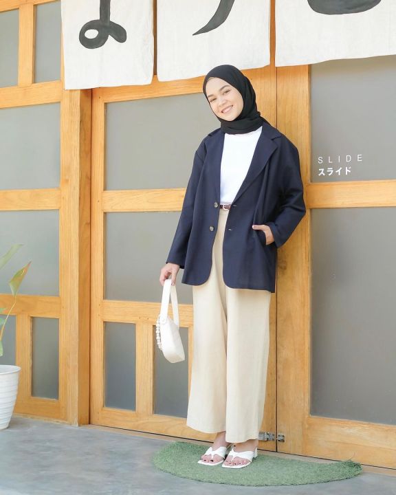 Ootd blazer outlet hijab