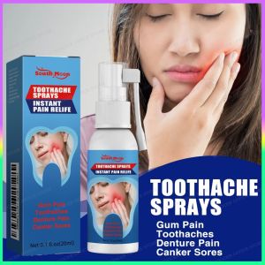 READY STOCK South Moon Toothache Relief Spray 20ml Gum Care Teeth Soothing Dental Pain Alleviation Instant Comfor Pain Spray 牙痛喷雾 COD