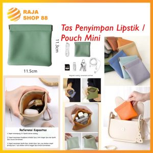 Tas Penyimpanan Lipstick Kosmetik Mini Pouch Tas Mini Portable Serbaguna