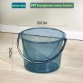 Rannapati Large Capacity Thickened Water Bucket Timba Portable  Multifunctional Living Water Bucket Basin Water Spoon Set. 