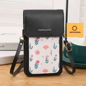 KW SHOP Touch-enabled womens crossbody cell phone bag ladies mini handbag sweet womens shoulder bag
