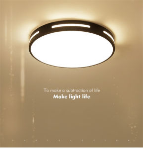 YHLAMP Led Ceiling Lamp Round Acrylic Room Lamps Simple Modern Bedroom Lamp Dining Room Living Room Balcony Floor Ladder Light