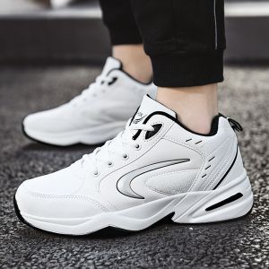 2025 Korean Casual Running Shoes For Men Sport Sneakers Shoes For Men White Color Breathable Mens Rubber School Shoes