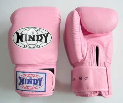 Windy BGVH Genuine Leather Classic Muay Thai Boxing Gloves Velcro