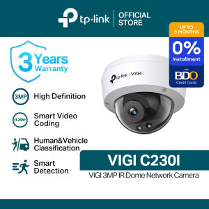 TP-Link Official Store | VIGI C230I | 3MP IR Dome Home Security Network CCTV Camera Connect to Cellphone
