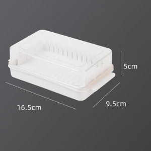 【Tiaioi】2 in 1 กล่องเก็บเนย และชีส กล่องตัดเนย พร้อมฝาปิดใส อเนกประสงค์