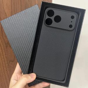 Real 600D Aramid Carbon Fiber i Phone Case Cover On For iphone 17 Pro Max Air 5G Global iphone17 17Pro iphone17ProMAX ProMax i17