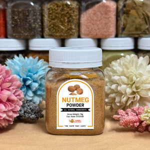 Nutmeg Powder 75g All natural herbs and spices Premium quality from India and Europe No Ratings Yet 0