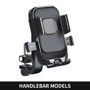 Seametal Giá để điện thoại cho xe máy có thể điều chỉnh cưỡi đứng cho 4.7-7.2 inch điện thoại di động