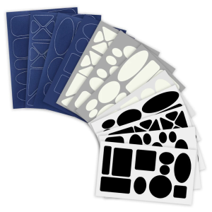 4 Pcs Waterproof Down Coat Repair Patches Adhesive Tent Patches for Outdoor Activity Winter Clothing