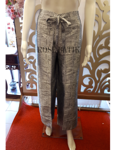 [Ready Stock] Ladies Women Plain Beautiful Free Size Wrap Around Silk Pant