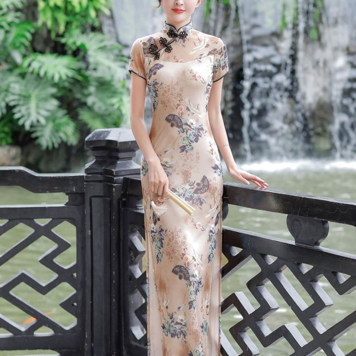 Chinese Dress Traditional Evening Gowns Women New Plus Size