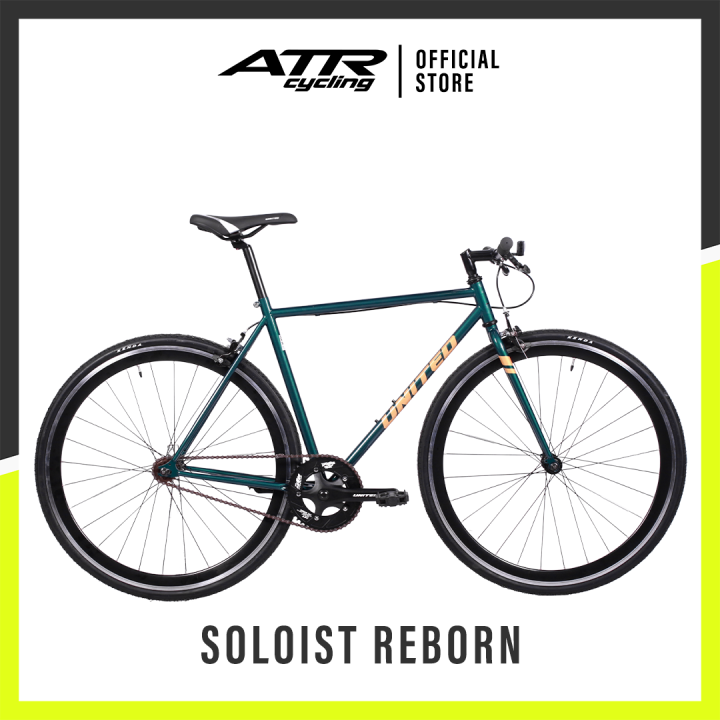 Fixie Hunter R Sepeda Fixie United SOLOIST REBORN R 700C-01SP (20.1) JD GN | Lazada ...