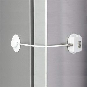 SAFETY Gembok Kunci Kulkas Refrigerator Freezer Lock Pin Laci Lemari Pengaman Anak