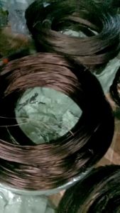 1/2 kl bonsai wire plain aluminum black coated copper coated bonsai wire. guaranteed good quality