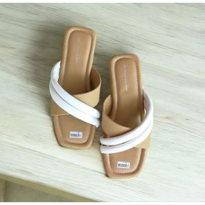 ALANA -HANNA Sendal Flat Teplek Silang Combi Kekinian