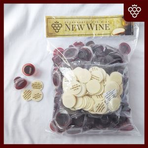 Anggur Perjamuan Kudus + Hosti Ayat Kecil Inggris - isi 100