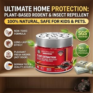 Rat Repellent Box Mouse Deterrent Aromatherapy Indoor Home Non Toxic Spider Fly Centipede Repellent Natural Pest Control Rodent Killer Safe Deodorizer