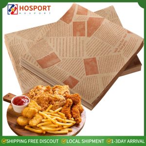 Premium Waxed Deli Paper Sheets 500 Pieces 25x25cm for Sandwiches and Food Packaging in Restaurants