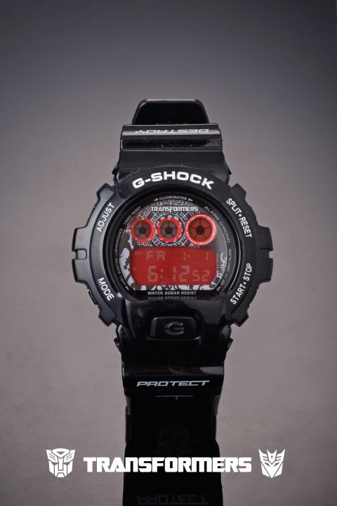 LW13] ORIGINAL CASIO G-SHOCK DW6900 x TRANSFORMERS CUSTOM BNB