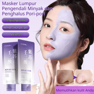 Masker Lumpur Penghilang Komedo dan Pengontrol Minyak Masker Lumpur Pembersih Pori-pori Halus Pengendali Minyak dan Komedo