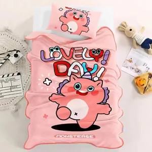 Lightweight Bedding Blanket child-oriented design stated in source adds a removable cover layer for rest for bedroom sofa dormitory or air-conditioned room home furnishing option