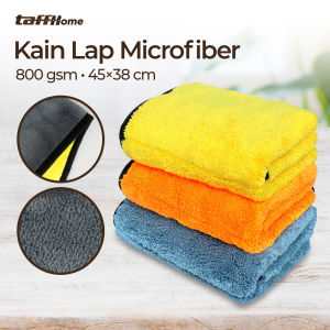 Kain Lap Microfiber 45x38cm 600gsm Halus Mobil Motor Mikrofiber Multifungsi P29MC
