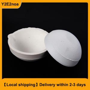 【Local shipping】 High Temperature Quartz Silica Melting Crucible Dish Bowl Pot Casting Gold Silver Metal Jewelry Casting Container