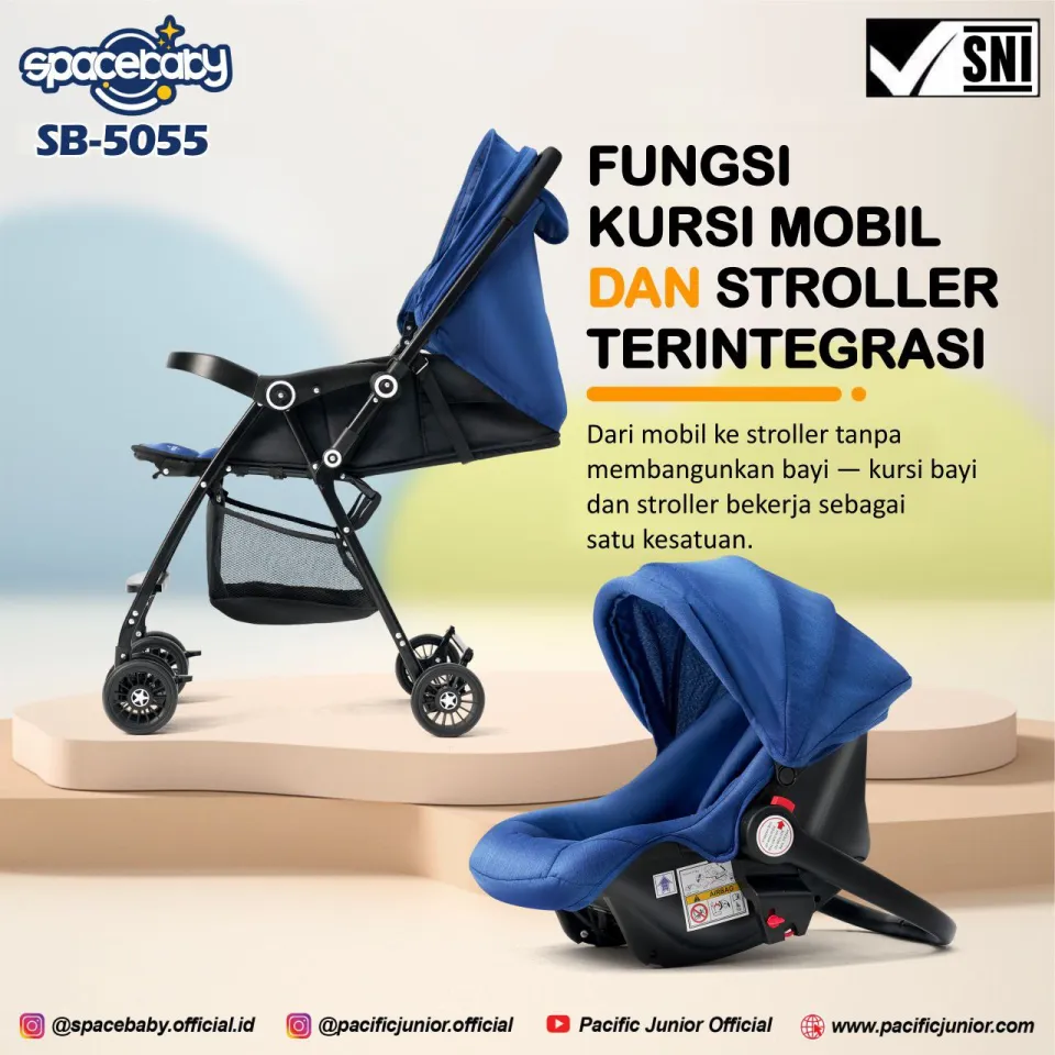 STROLLER BABY PACIFIC K8005 KERETA DORONG PACIFIC K8005 BABY