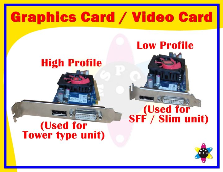 AMD Radeon HD 7000 Series or R5 240 1GB DDR3 64bit PCIE Graphics